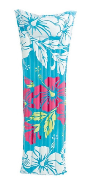 Colchoneta  Inflable  Pileta Fashion  Intex 69 X 183 Cm Azul 0 Colchoneta  Inflable  Pileta Fashion  Intex 69 X 183 Cm Azul 0