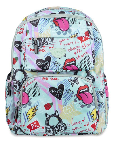 Mochila Espalda Talbot Pro Rocker Amor Verde 43cm 17 PuLG. 1