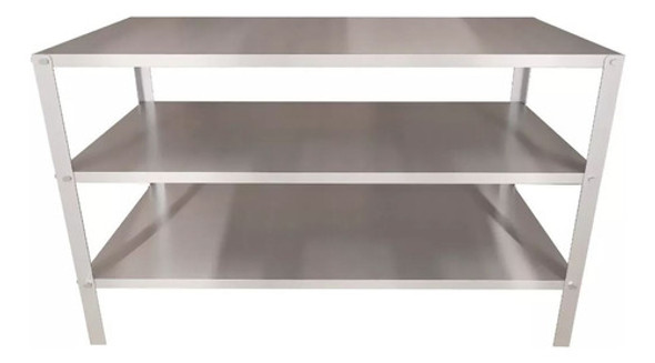 Mesa / Bancada 100% Inox 920x530x840 0 Mesa / Bancada 100% Inox 920x530x840 0