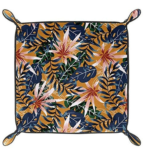 Aisso Seamless Colorful Tropical Leaves Plants Organizador D 1