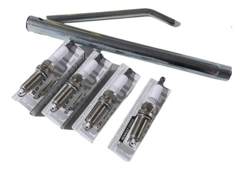 Saca Bujia + Jgo Bujias Clio 2 Clio Mio 1.2 Original Renault 0