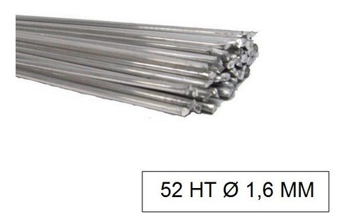 1/ 2 Kg Varilla Tig Chromdur 52 Ht Ø 1,6 Mm Para Rellenar 0