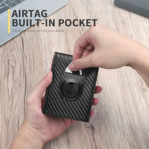 Runbox Billetera Para Airtag Para Hombre, Con 1