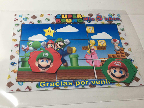 Puzzle Tateti Sorpresitas Mario Bros 1