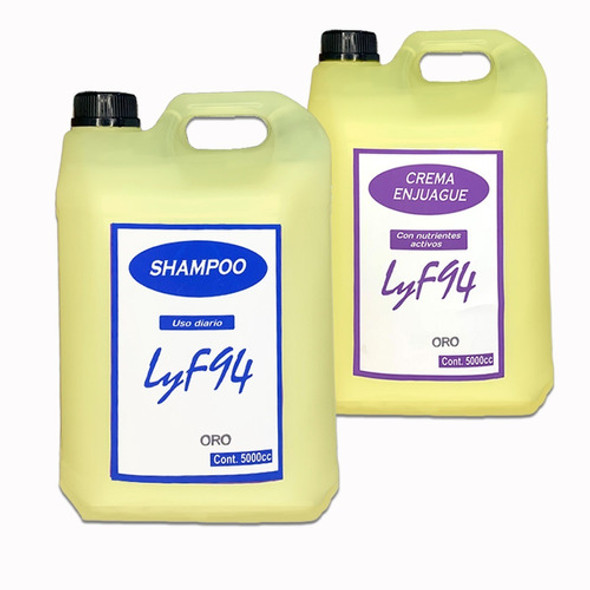 Shampoo + Acondicionador Oro Liquido - Bidon 5 Litros 0 Shampoo + Acondicionador Oro Liquido - Bidon 5 Litros 0
