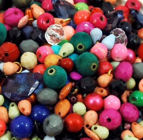 Fornitura Y Piezas  Acrílico Surtidas Para Bijouterie 500gr 0