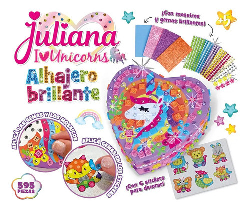 Alhajero Brillante Juliana I Love Unicorns Colgantes Decora 1