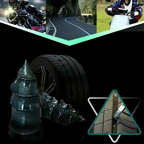 40 Peças De Parafusos De Borracha Para Reparo De Pneus 1