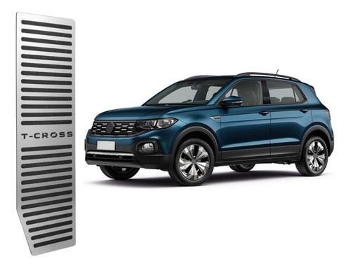 Apoio Descanso De Pé T-cross Highline Novo Aço Inox 1