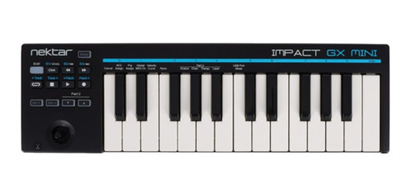 Teclado Controlador Midi Usb Nektar Gx Mini 25 Teclas 0