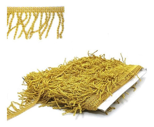 Passamanaria Metalizada Com Cordão Trançado - 5cm X 20mt 0