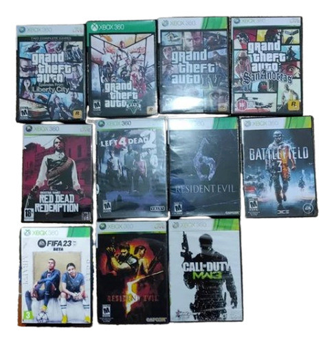 Lote De Juegos Xbox 360 Rgh 0
