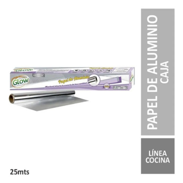 Papel Aluminio Glow 1 Rollo De 25mts. X 28cm 1