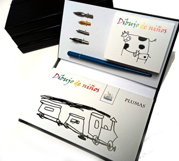 Juego  De 4 Plumas Antiguas Para Dibujo De Niños. 0 Juego  De 4 Plumas Antiguas Para Dibujo De Niños. 0