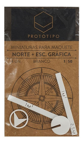Norte E Escala Grafica 1/50 Branco 0
