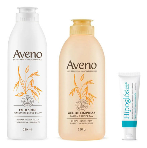 Combo Facial Y Corporal Hipoglós Cuidado Diario + Aveno 0