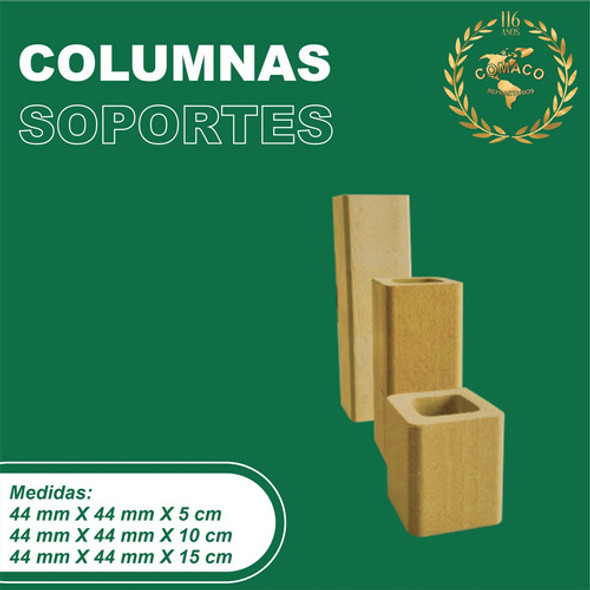 Columna Soporte Refractario 10 Cm 1