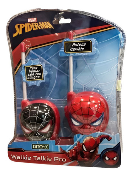 Walkie Talkie Spiderman Original Ditoys 0