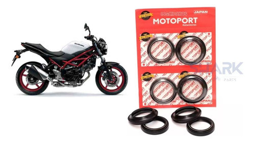 Kit Retentor Bengala + Guarda-pó Suzuki Sv 650 Sv650 - 04-17 0