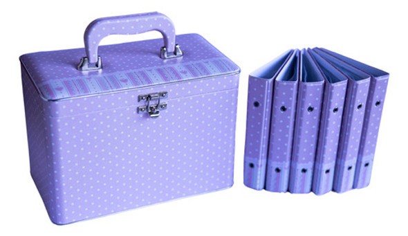 Maleta Lembranças 6 Álbuns Fotográficos 10x15 600 Fotos 0