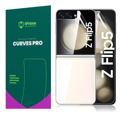 Película Hprime Curves Para Galaxy Z Flip 5 - Frente E Verso 0