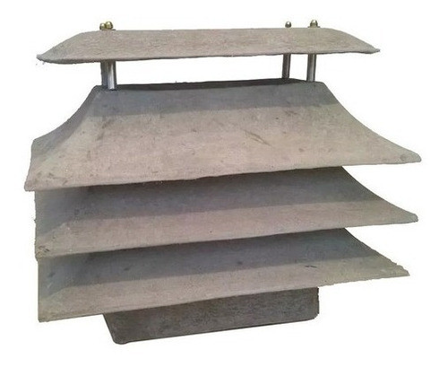 Sombrerete Ventilación Aerodinámico Fibrocemento 30x30 0