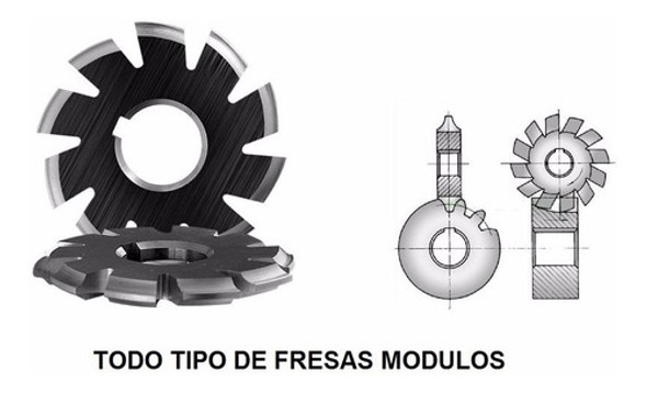 Fresa Modulo 1x20 Todos Los Dientes She 1