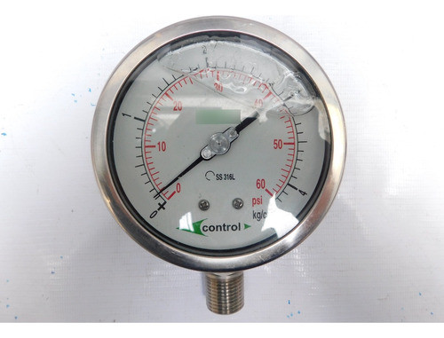 Manómetro Ac. Inox. De: 0 A 4 Kg/cm2 Nuevo Vendo Por Cierre 0