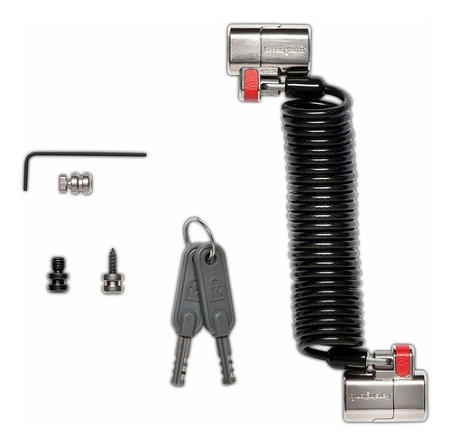 Kensington Clicksafe Point 2 point Keyed Lock Con Cable E 0