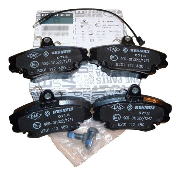 Pastillas De Freno Renault Clio 1.6 16v Motor K4m Original 1