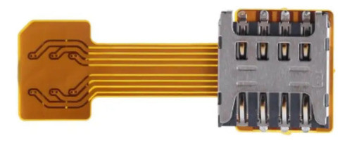 Adaptador Dual Sim Card Cabo Flat Extensor Nano 2 Chip 0
