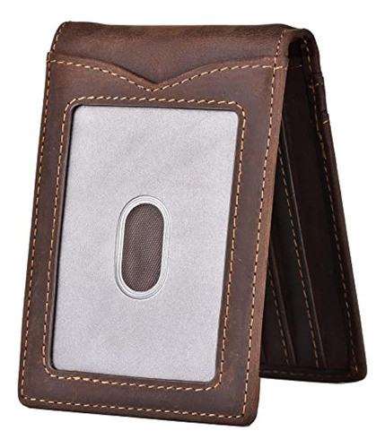 Kinzd - Billetera Delgada Con Clip Para Dinero, 0