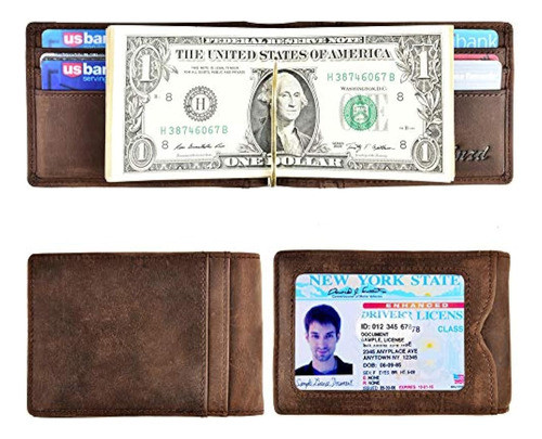 Kinzd - Billetera Delgada Con Clip Para Dinero, 1