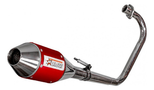 Escape Deportivo St2 Honda Cg 150 Titan Rojo (paolucci) 0