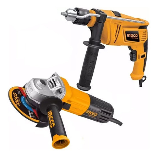 Ff Kit Amoladora 800w Y Taladro 850w Ingco Industrial 0