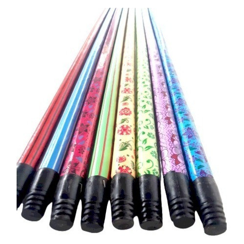 Kit 24 Cabo Madeira 1,20m Plastificado C/ Rosca P/ Vassouras 0