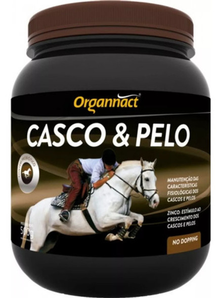 Suplemento Casco E Pelo 500 Gr Equino - Organnact 0