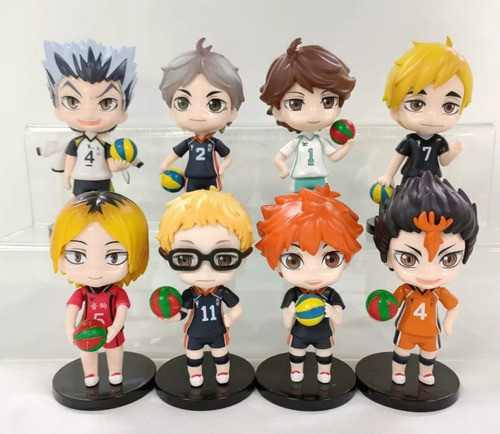 Figuras Haikyuu X 8 Unidades Importadas Articuladas 1