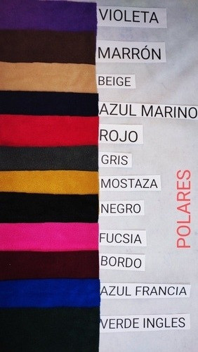 Capas Para Perros:doble Polar,colores Lisos,no Se La Quitan! 1