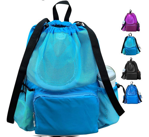 Butterfox Large Swimming Equipment Mesh Bag Con Compartiment 0