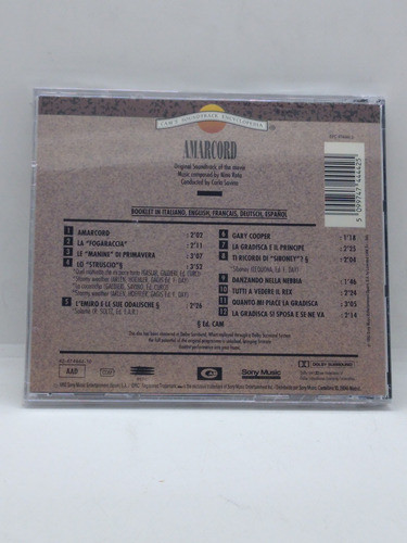 Amacord Ost Cd Nuevo 1