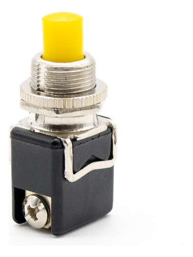2 Pulsadores Push Button Normal Abierto 4a Amarillo 0