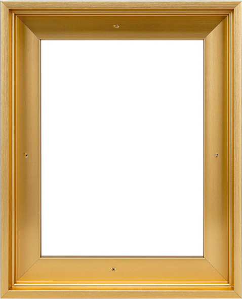 Marco Flotante De Oro Para Cuadros De 30x30 Cm 1