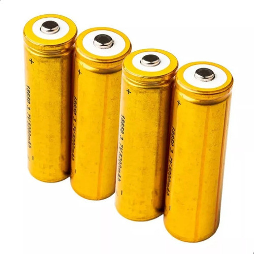 Kit 50 18650 Bat Li-ion 9800mah 3,7/4.2v Lanterna Farol Led 1