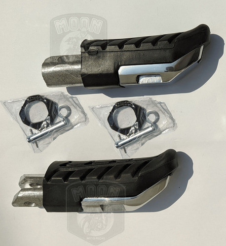 Kit Da 160 Borracha Do Estribo + Pedaleira Traseira Completo 1