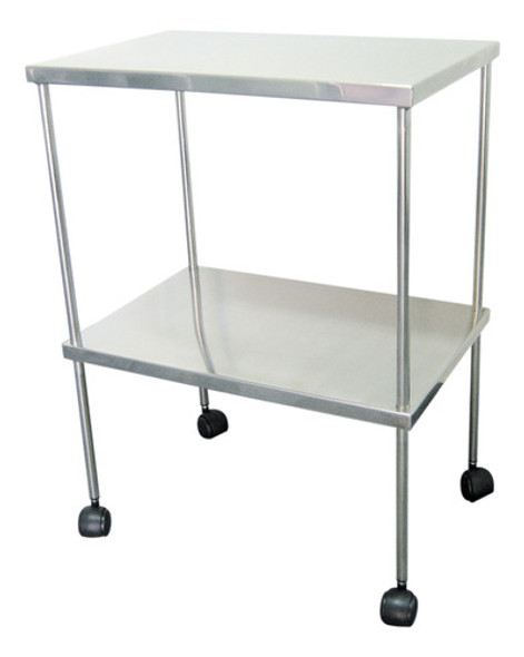 Mesa Auxiliar 60x40 Em Inox 0 Mesa Auxiliar 60x40 Em Inox 0