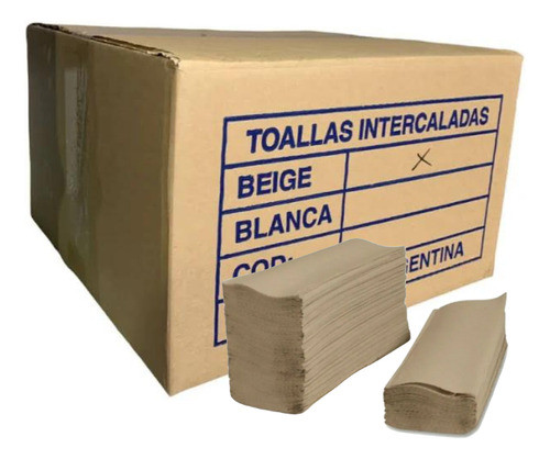 Toalla Intercalada Beige X 1500 Ud. 0