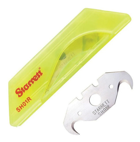 Lâmina Estilete Tipo Gancho 10 Unid. Starrett 1