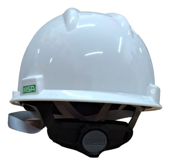 Capacete Branco Msa V Gard C/ Carneira Catraca E Jugular 0