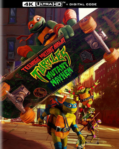 4k Ultra Hd Blu-ray Tortugas Ninja Caos Mutante (2023) 0